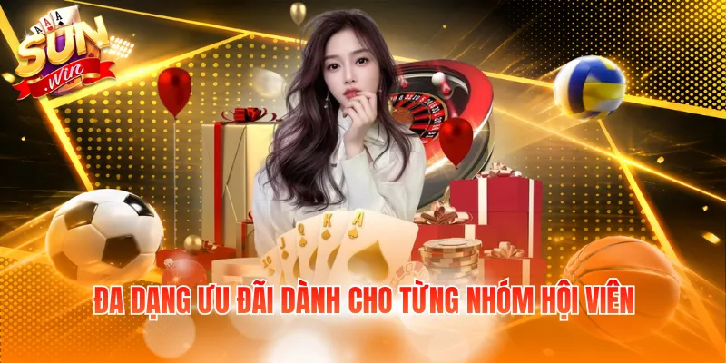 Đa dạng ưu đãi dành cho từng nhóm hội viên