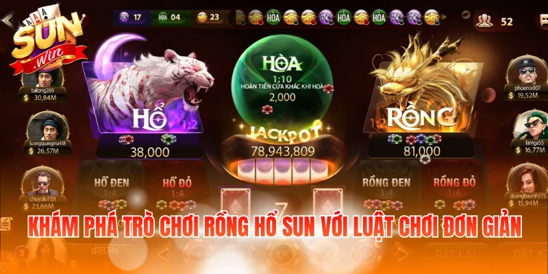 Khám phá trò chơi Rồng Hổ Sun với luật chơi đơn giản