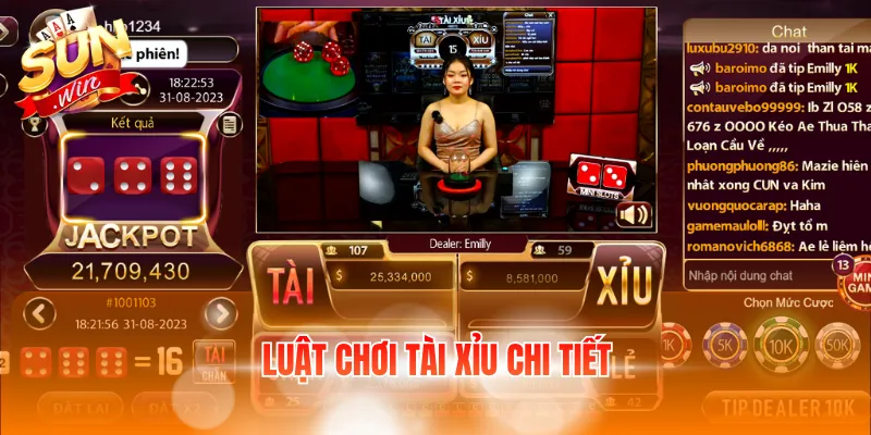 Luật chơi tài xỉu chi tiết